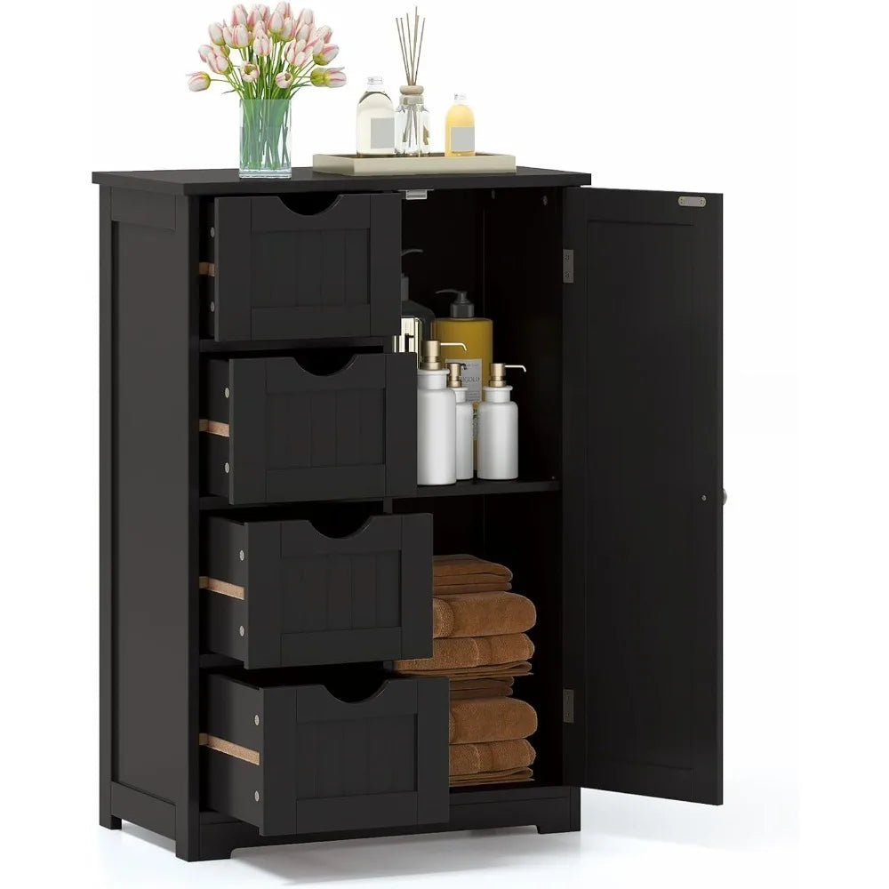 Bathroom Floor Cabinet Multifunctional Storage Cabinet