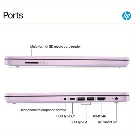HP 14" HD Business Laptop, Intel Processor N150