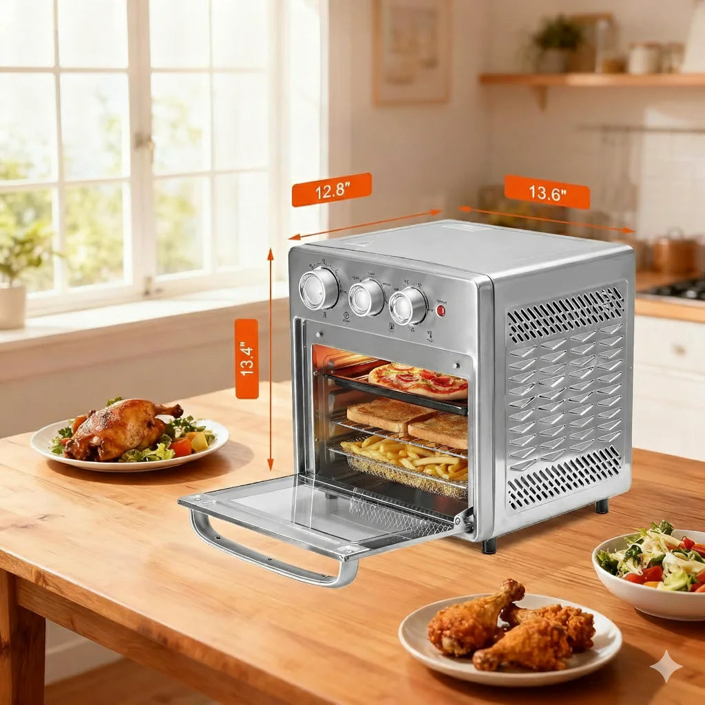 Air Fryer Toaster Oven Combo 16.9QT
