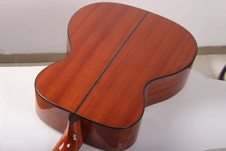 OM Body 40 Spruce Top Mahogany Neck Acoustic Guitar Sapele Back