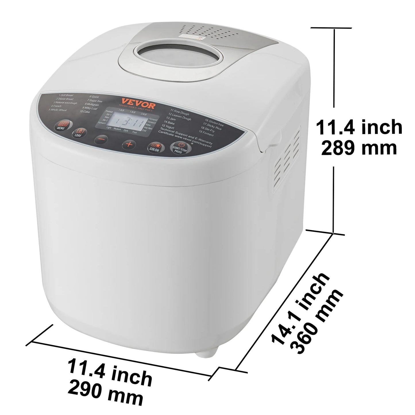 SucceBuy 2/3 LB Automatic Bread Maker