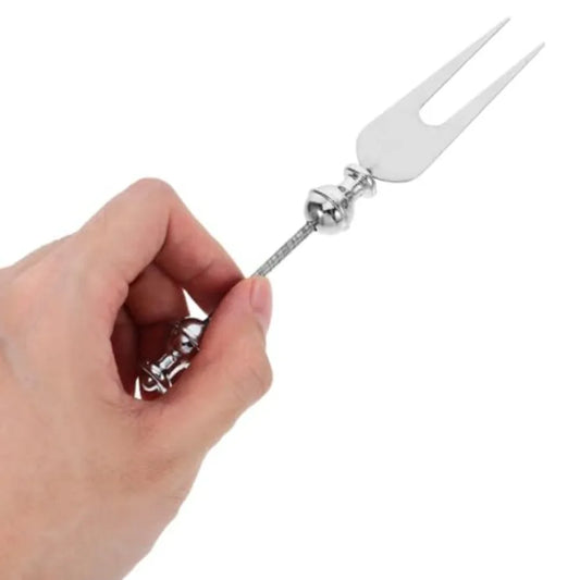 Beaded Fruit Fork 6.02 Inch Stainless Steel