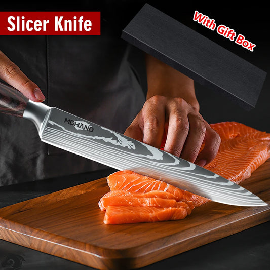 Japanese Knife German Stainless Steel 8 Inch