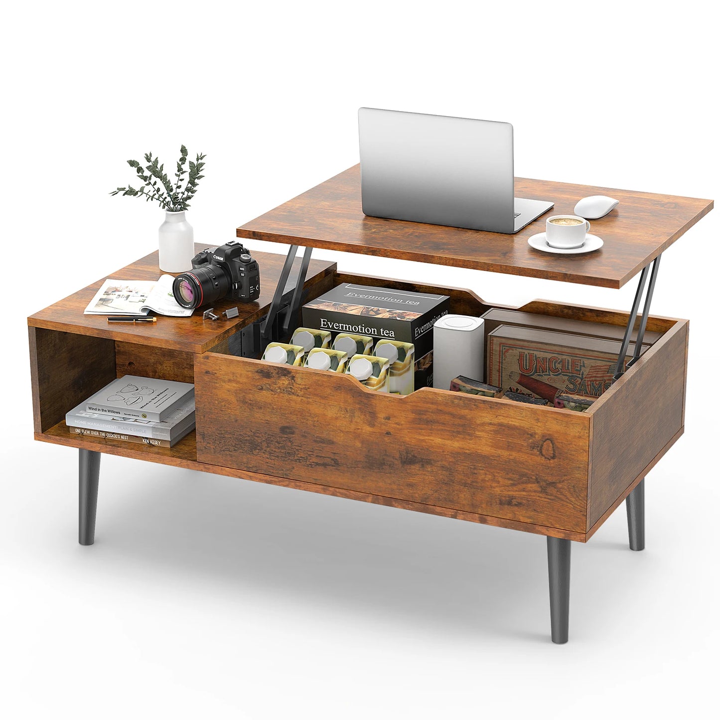 Lift Top Coffee Tables Tea Wood