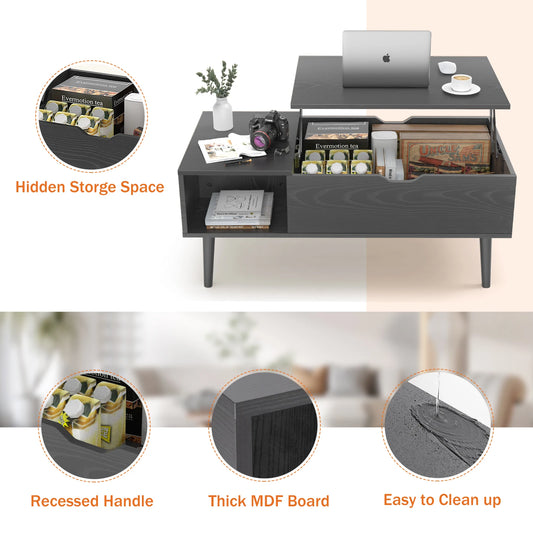 Lift Top Coffee Tables Tea Wood