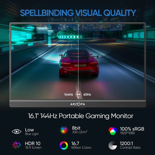 Portable Gaming Monitor Second Screen