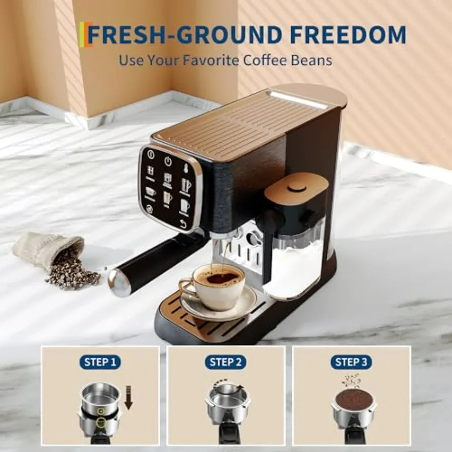 Compact 20 Bar Professional Espresso Machine