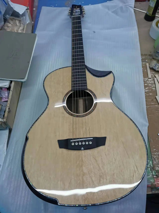40 "GA half Angle All Solid Wood Acoustic Guitar