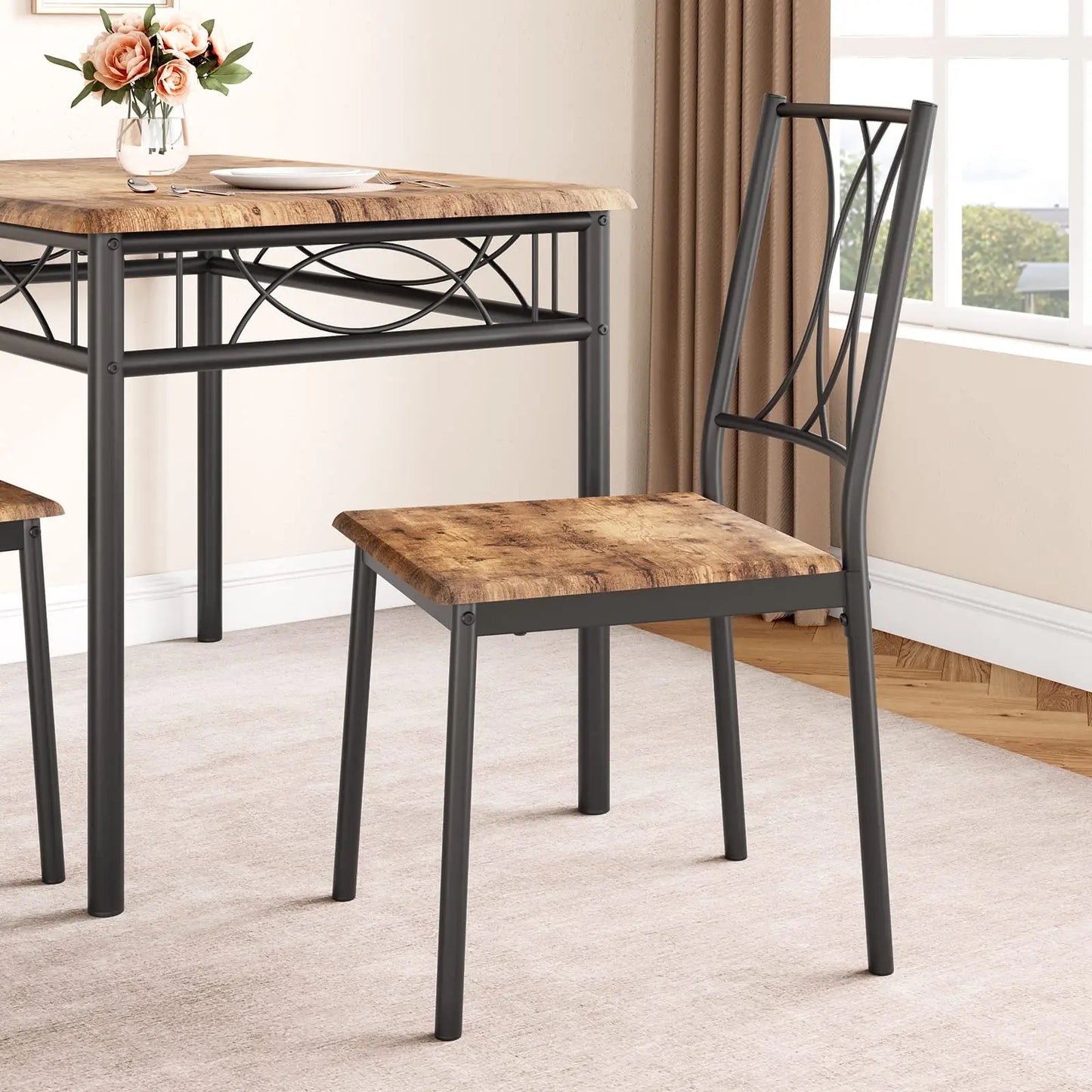 Amyove Kitchen Table and Chairs For 4