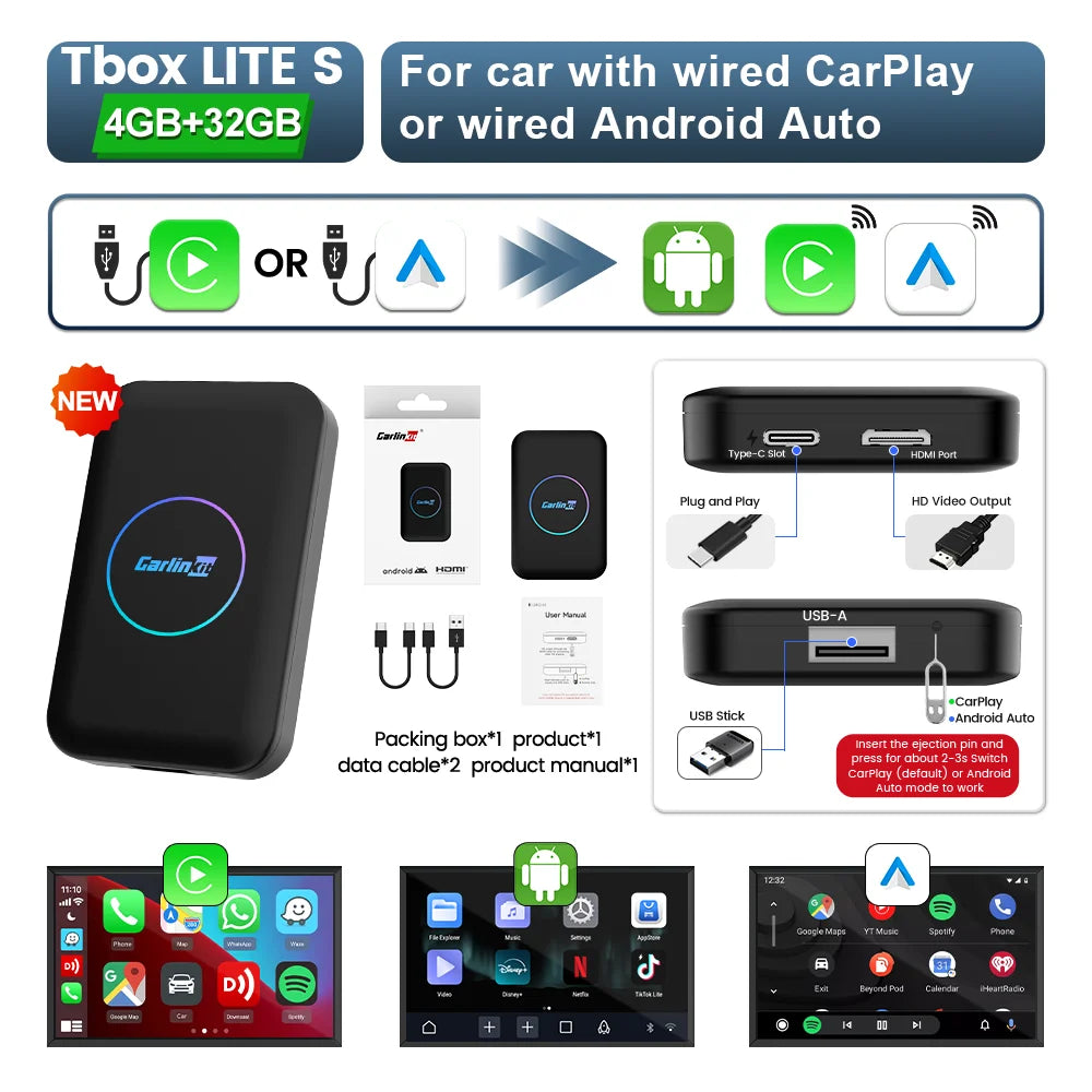 CarlinKit Android TV Box CarPlay