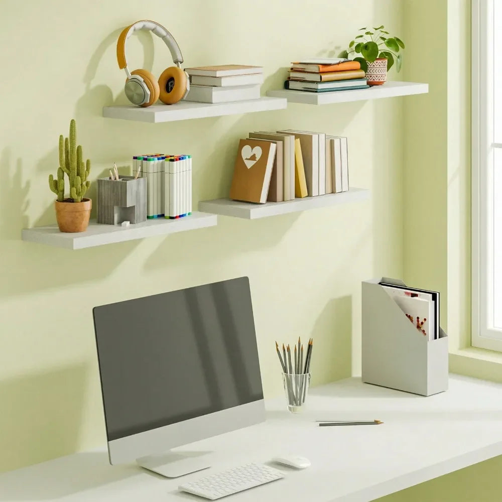 4/8pcs Floating Shelves