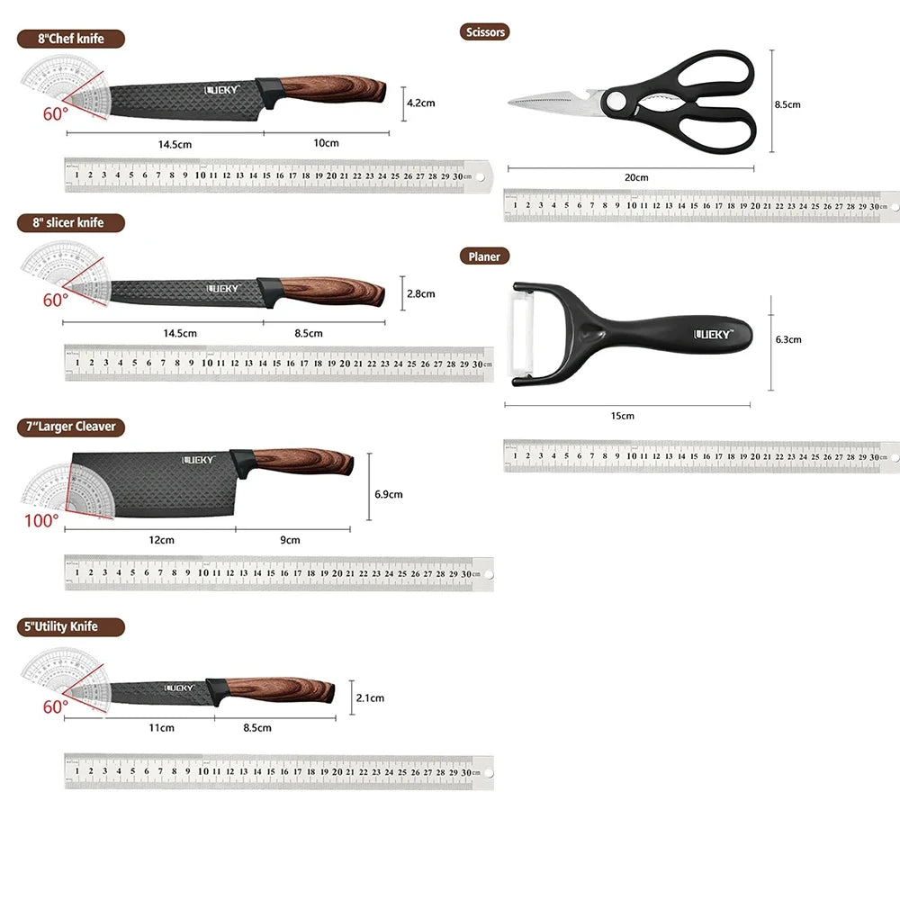 Kitchen Knife Set Stainless Steel Knife 6-Piece Set