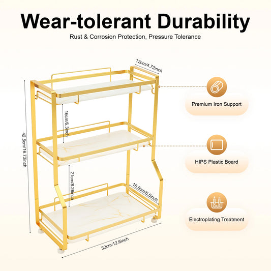 3-Tier Bathroom Countertop Organizer