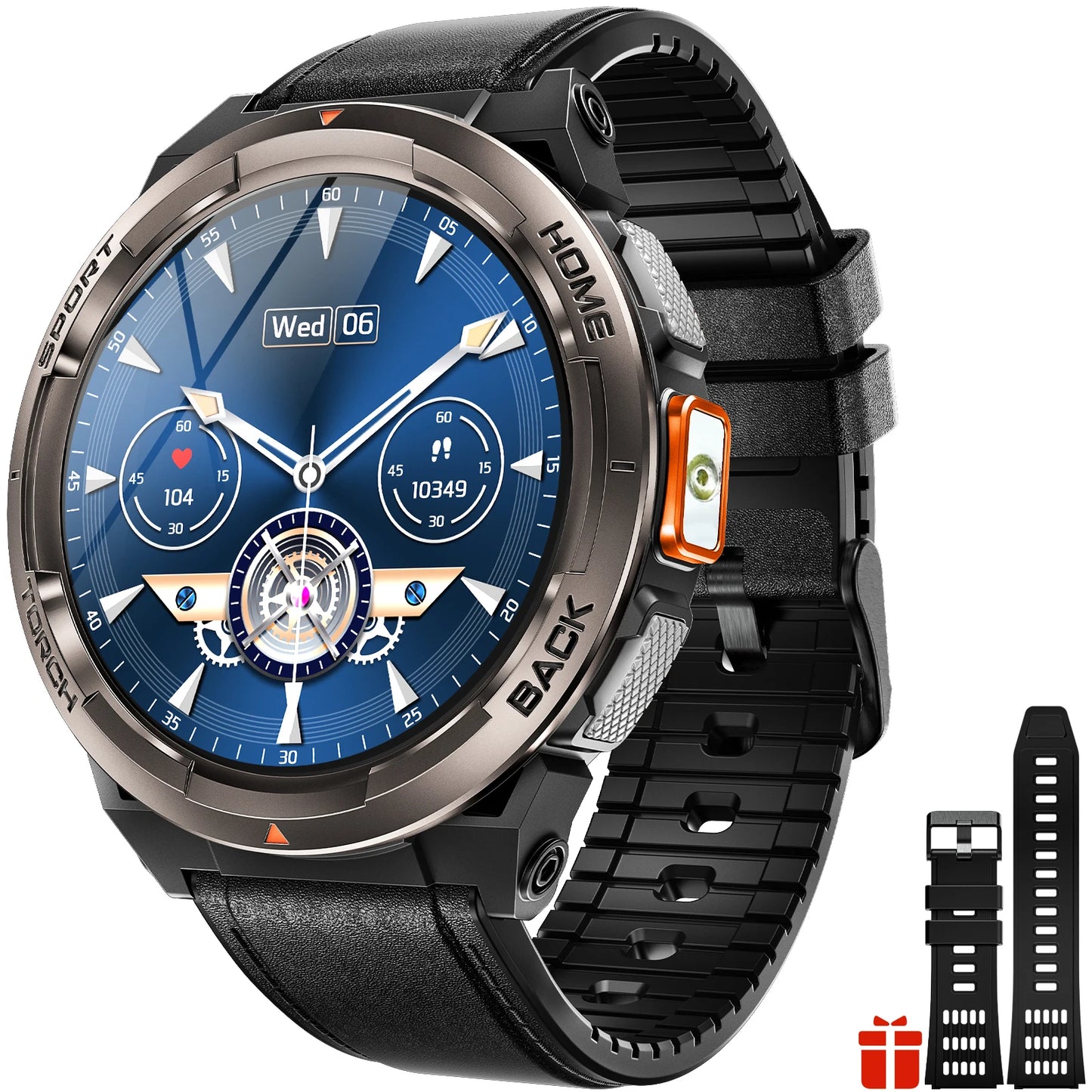 EIGIIS 1.45 Inch Smart Waterproof Watch