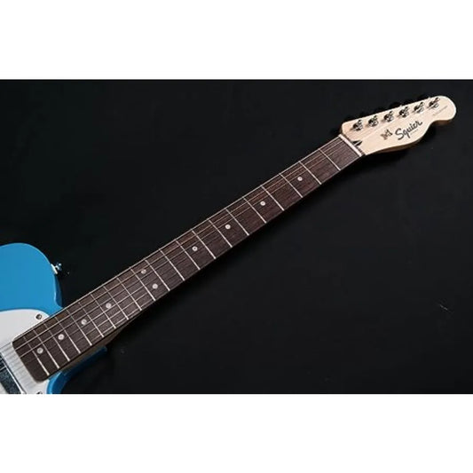 Squire Sonic Telecaster Electric Guitar for beginners, California Blue finish with laurel fingerboard, lightweight and easy-to-
