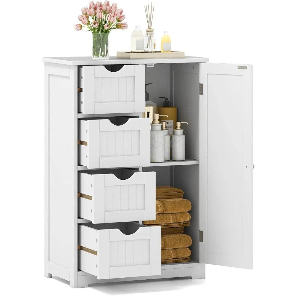 Bathroom Floor Cabinet Multifunctional Storage Cabinet