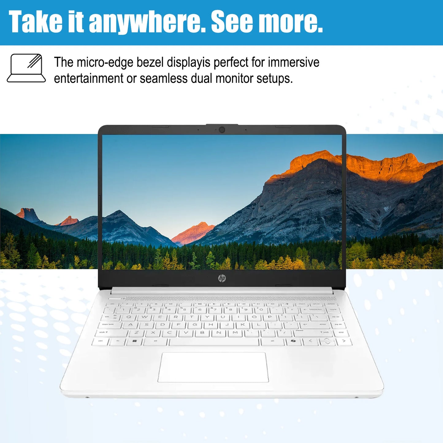HP 14" Laptop, Intel Celeron N4500