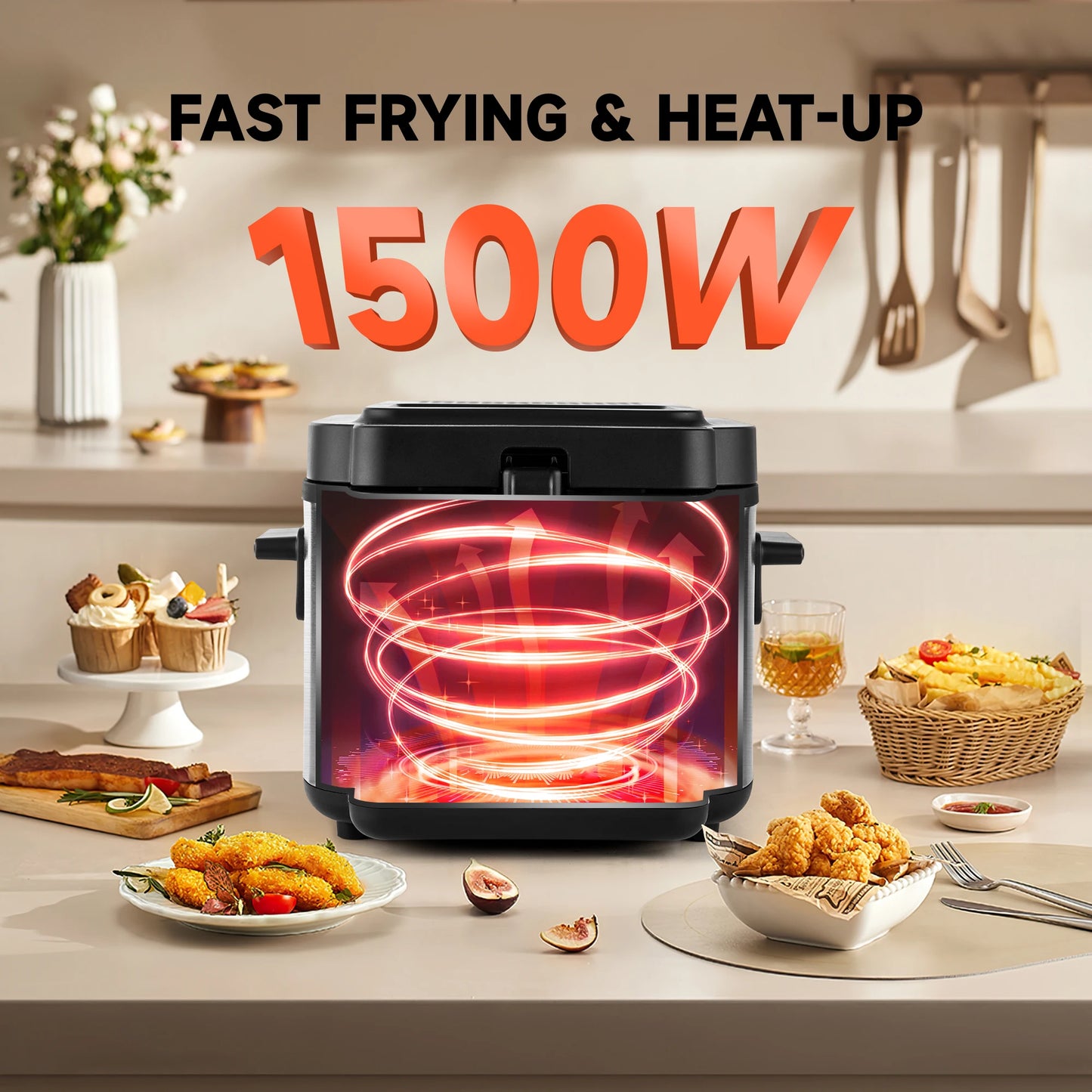 2.5L Electric Deep Fryer