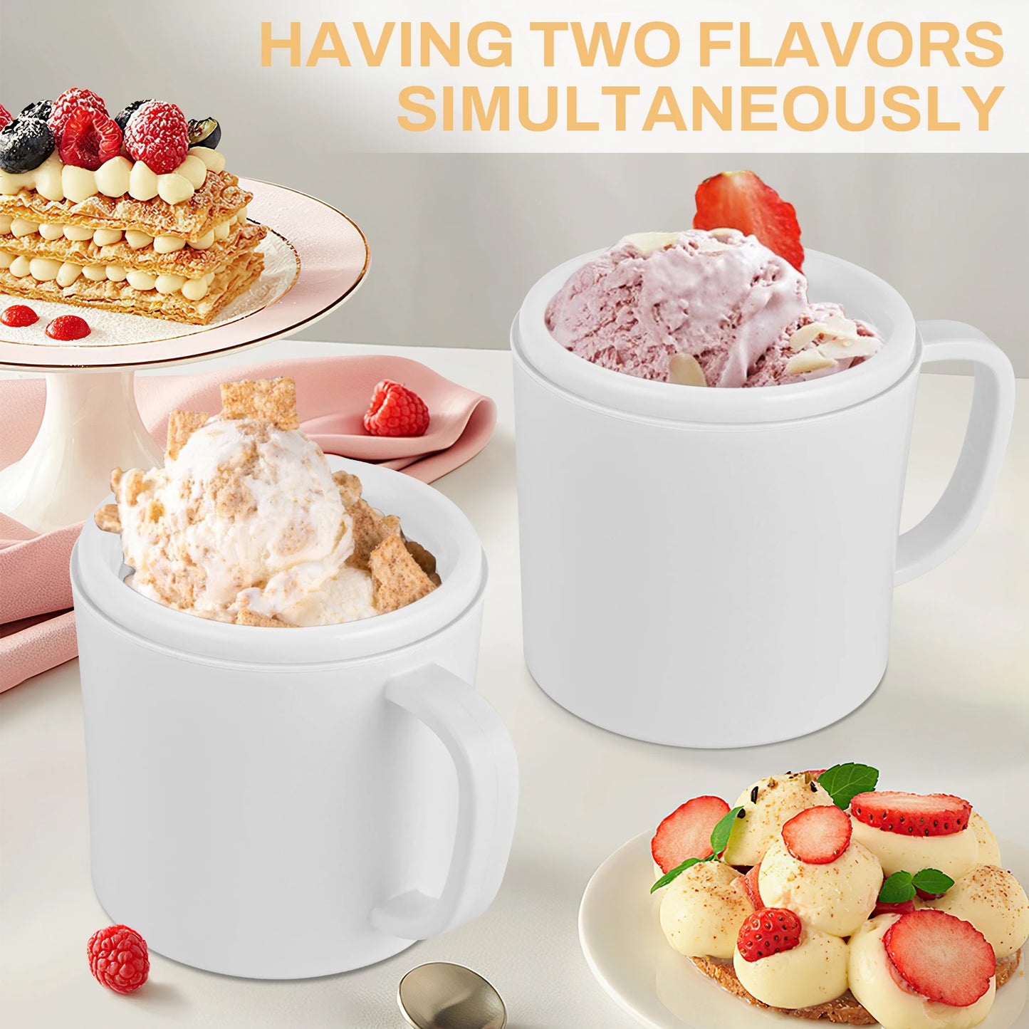 2-in-1 Ice Cream & Popsicle Maker