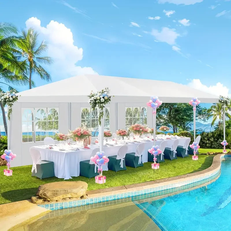 Party Tent Outdoor Canopy Tent with Removable Sidewall
