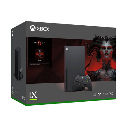 Xbox X1TB Console Diablo IV Bundle Black