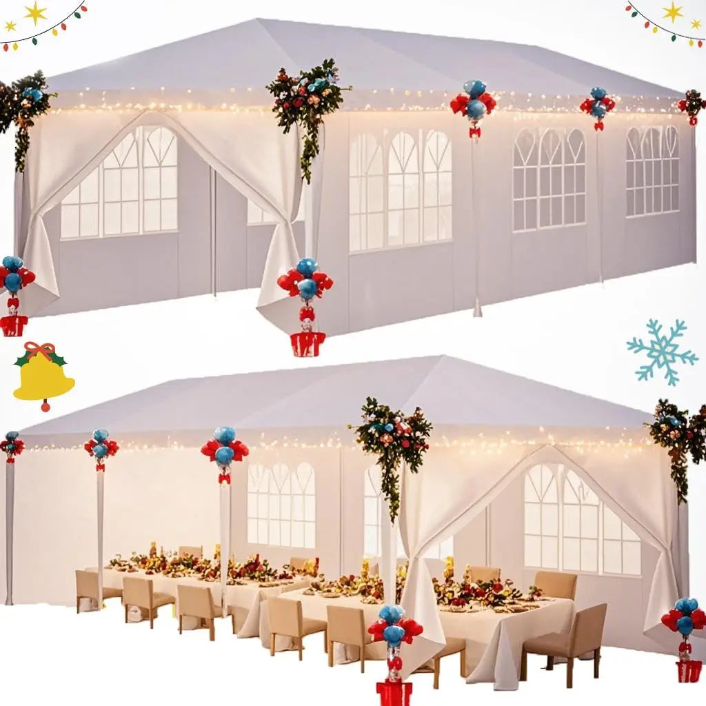 Party Tent Outdoor Canopy Tent with Removable Sidewall