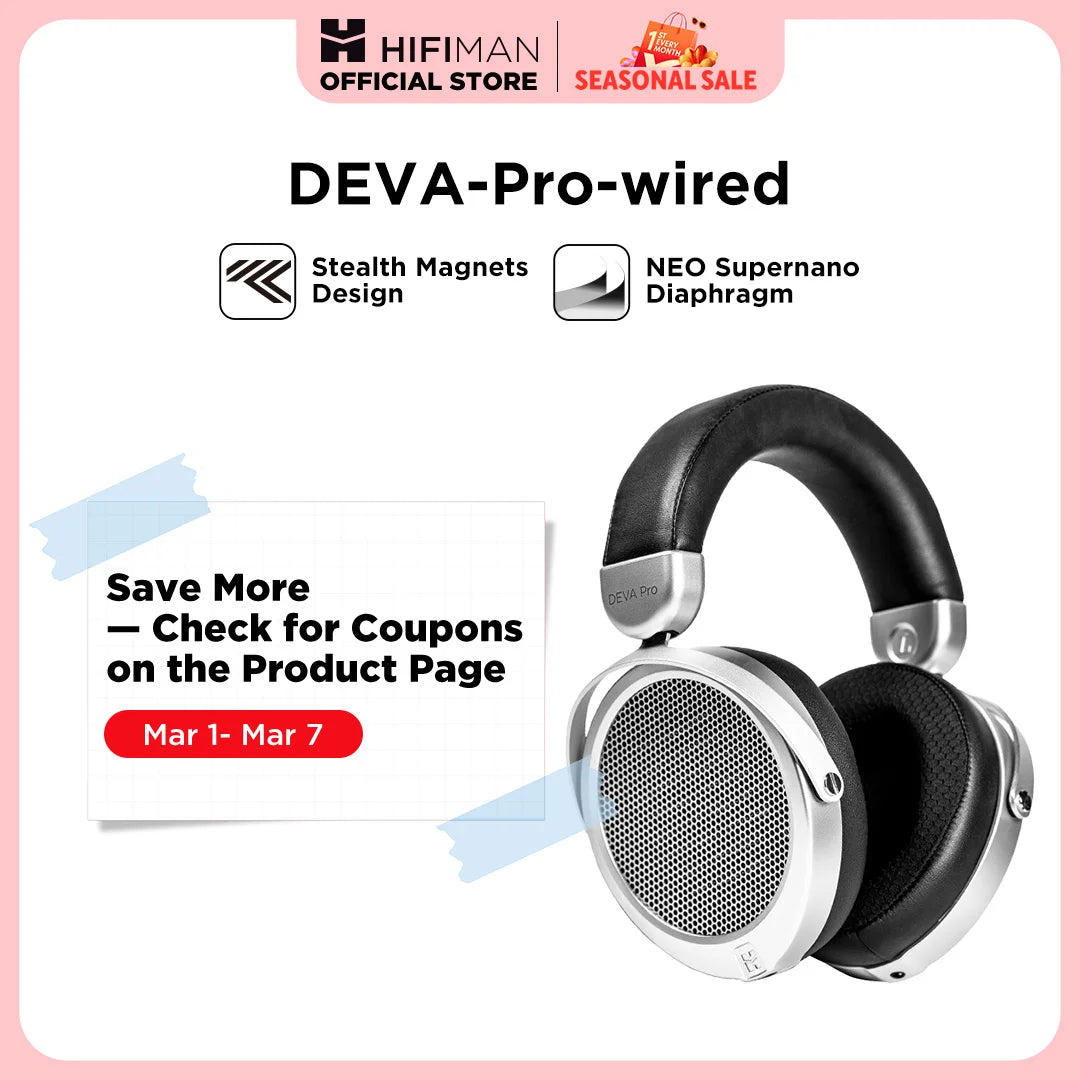 Deva-Pro Over-Magnetic Headphone -Wired Version