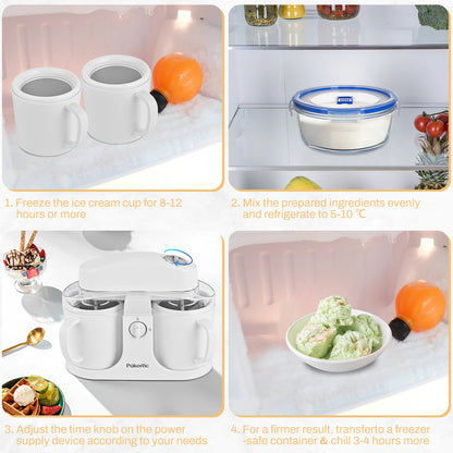 2-in-1 Ice Cream & Popsicle Maker
