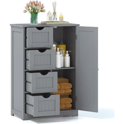Bathroom Floor Cabinet Multifunctional Storage Cabinet