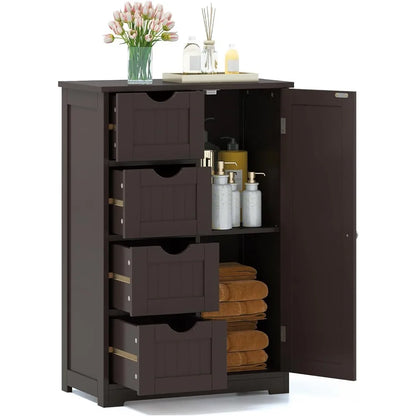Bathroom Floor Cabinet Multifunctional Storage Cabinet
