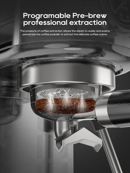 Espresso Coffee Machine Temperature Adjustable Cold Hot