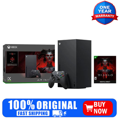 Xbox X1TB Console Diablo IV Bundle Black