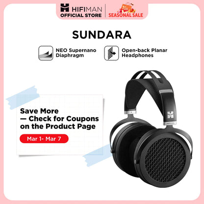 SUNDARA Planar Magnetic Headphones High Fidelity