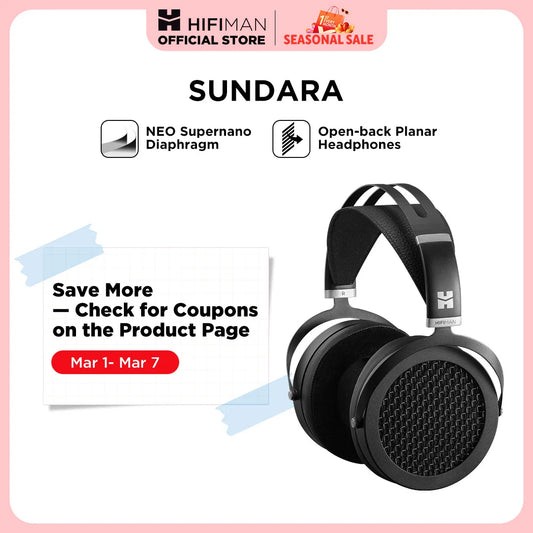 SUNDARA Planar Magnetic Headphones High Fidelity
