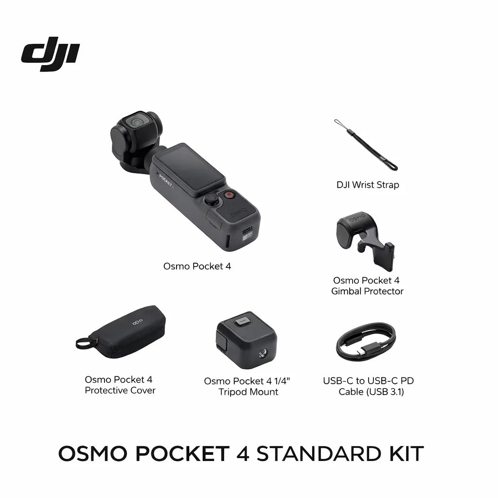 DJI Osmo Pocket 4 4K/6K Pocket Gimbal Camera