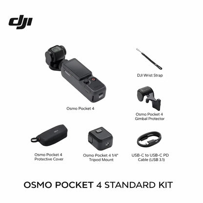 DJI Osmo Pocket 4 4K/6K Pocket Gimbal Camera