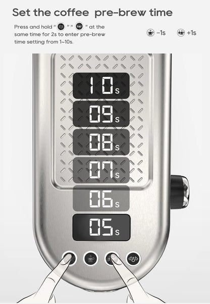 Espresso Coffee Machine Temperature Adjustable Cold Hot