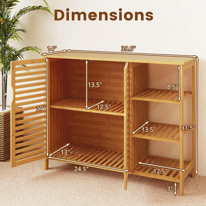 Bamboo Bathroom Cabinet