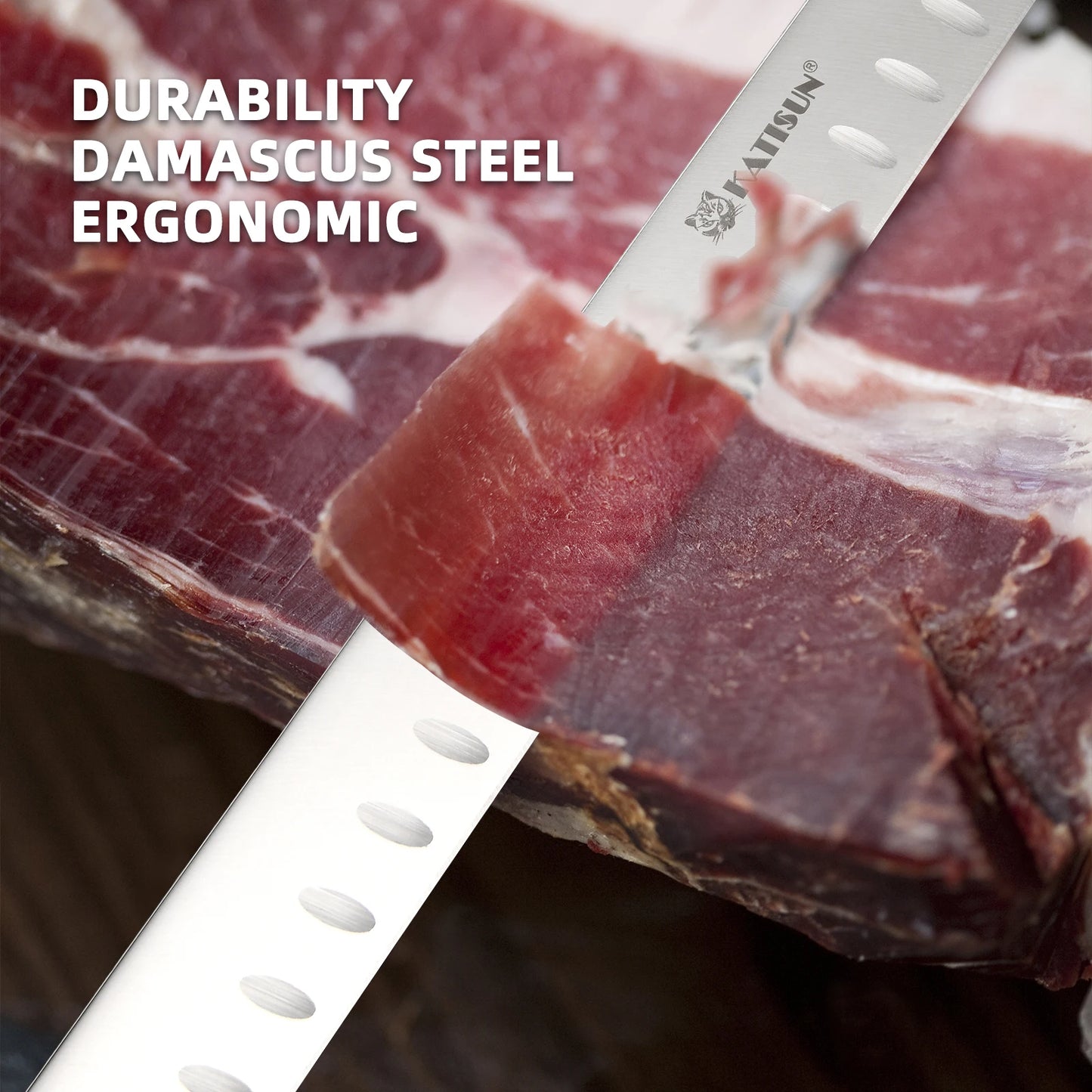 13 Inch Round Tip Ham Slicing Knife
