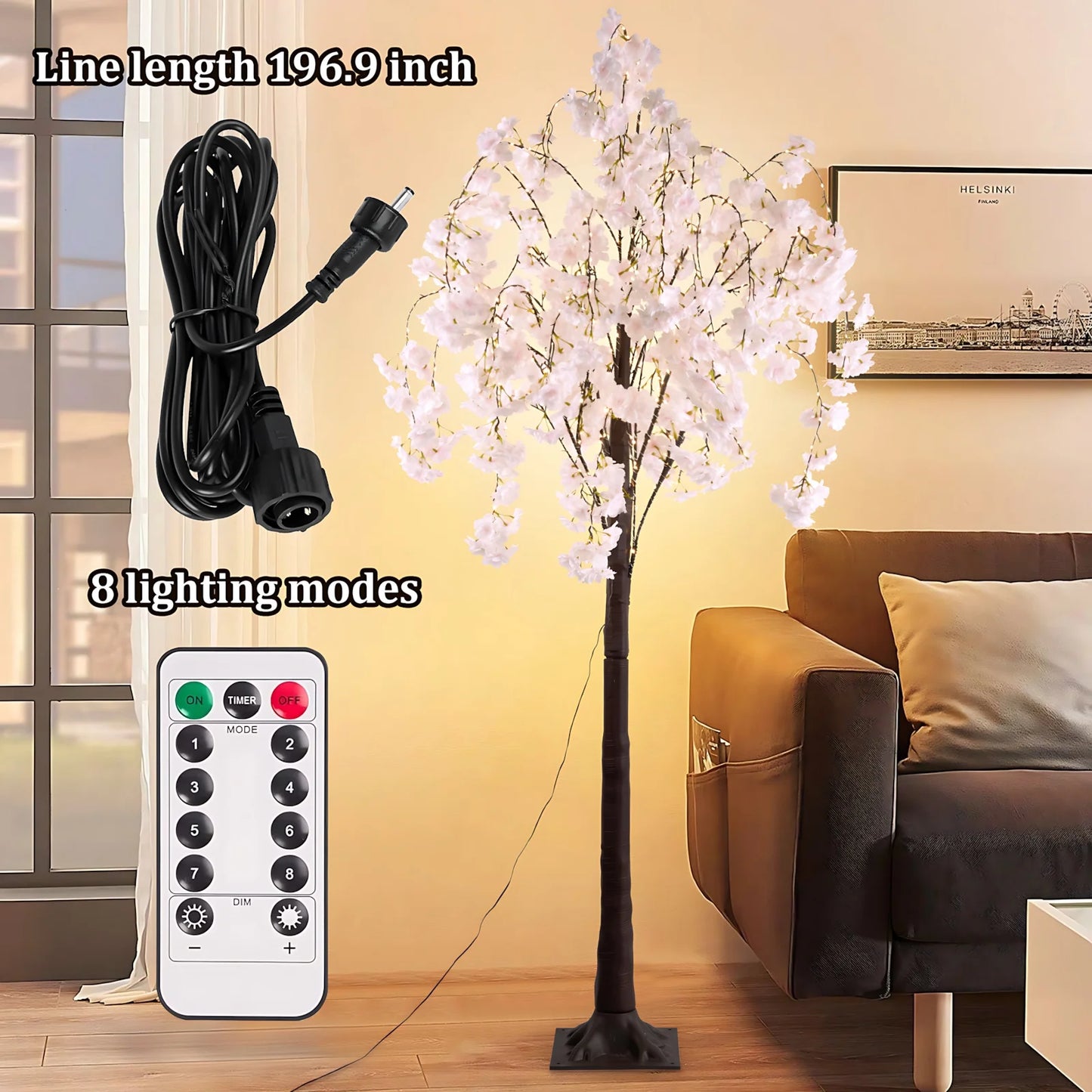 Cherry Blossom Tree Light 6ft