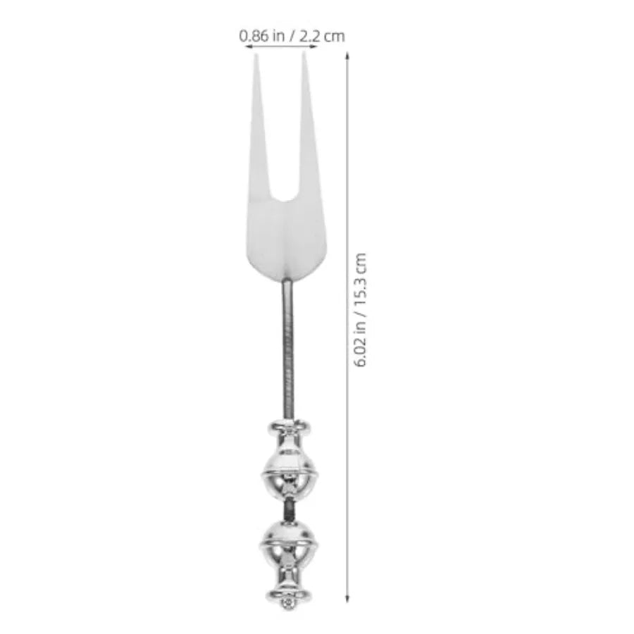 Beaded Fruit Fork 6.02 Inch Stainless Steel
