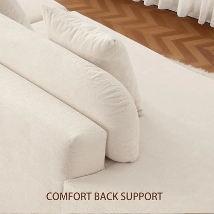 130” Boneless Sectional Couches