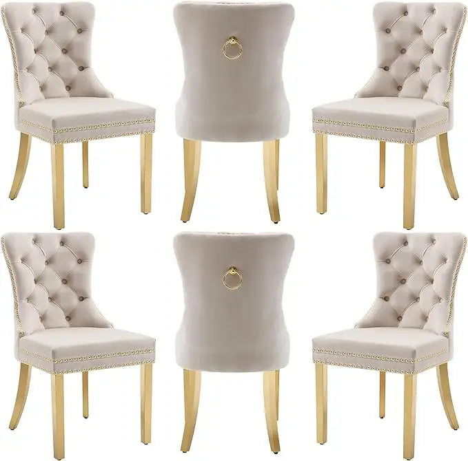 Velvet Dining Chairs Set Of 6