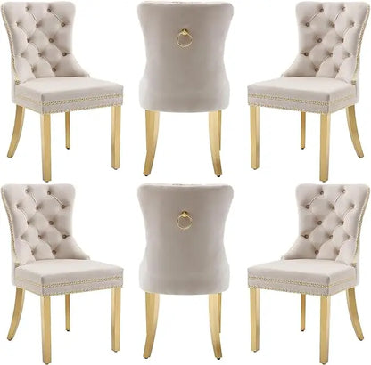 Velvet Dining Chairs Set Of 6