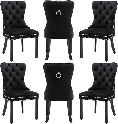 Velvet Dining Chairs Set Of 6