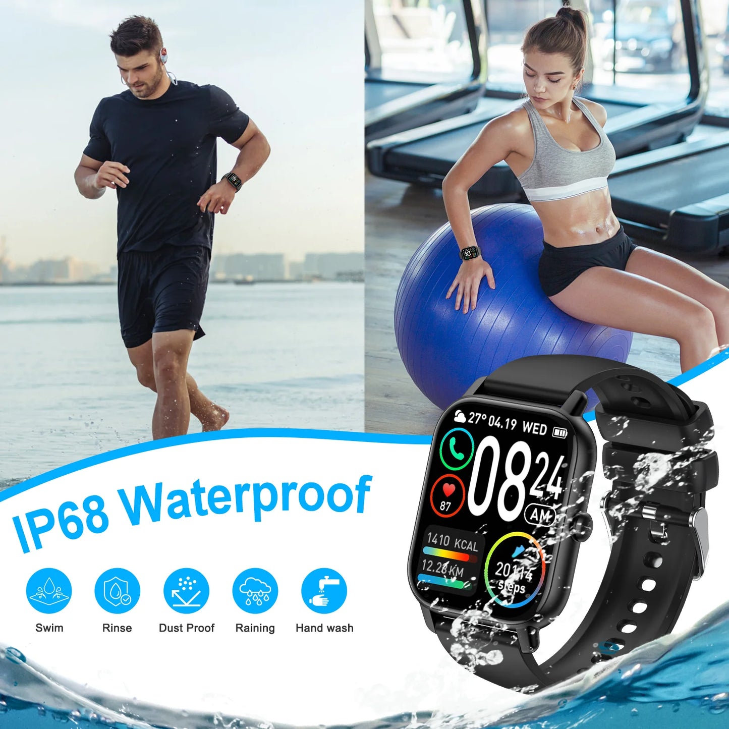 EIGIIS Smart Watch For Men Women