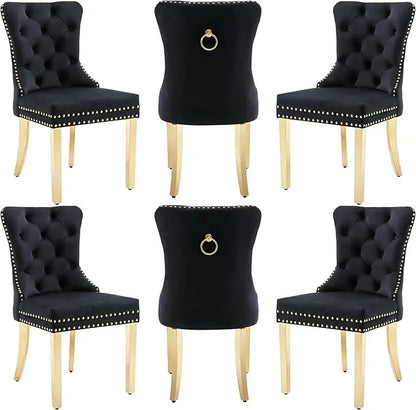 Velvet Dining Chairs Set Of 6