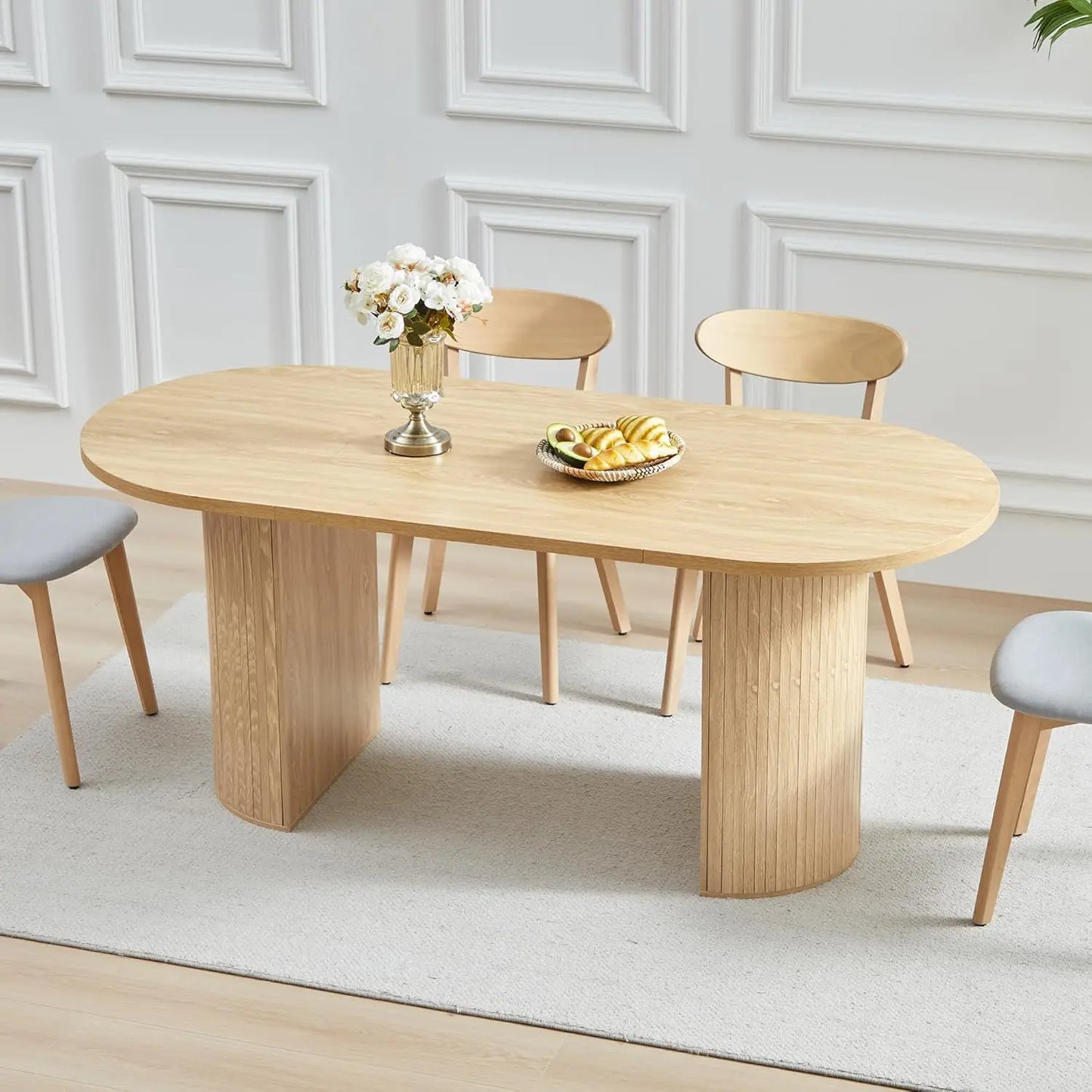 Extendable Dining Table 41-78in