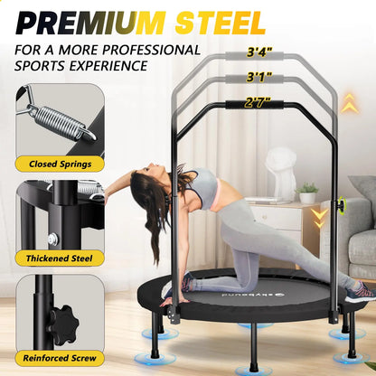 Rebounder Trampoline for Adults - 40" Foldable
