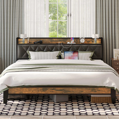 Bed Frames Storage Headboard